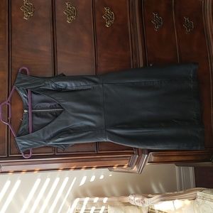 Custom made leather dress